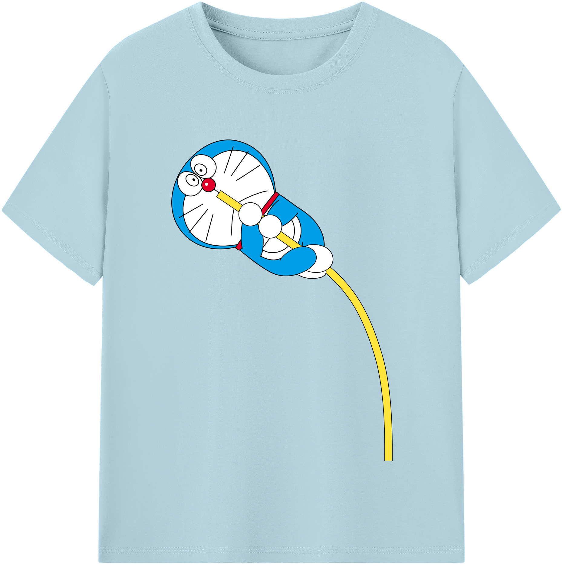 （画像用） ドラえもん Doraemon 綿100％半袖Tシャツ（フロントプリント）